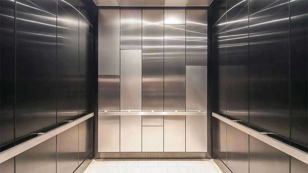 تعویض استیل کابین آسانسور